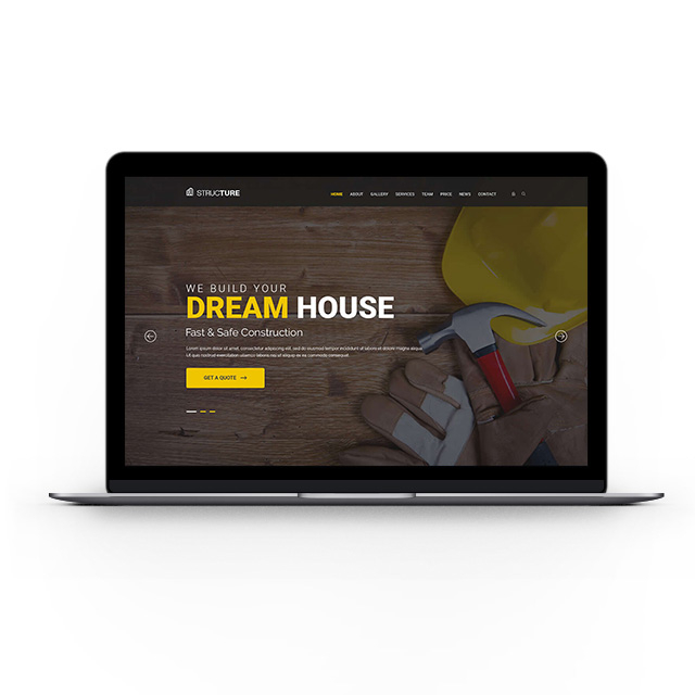 家装建材企业宣传网站模板