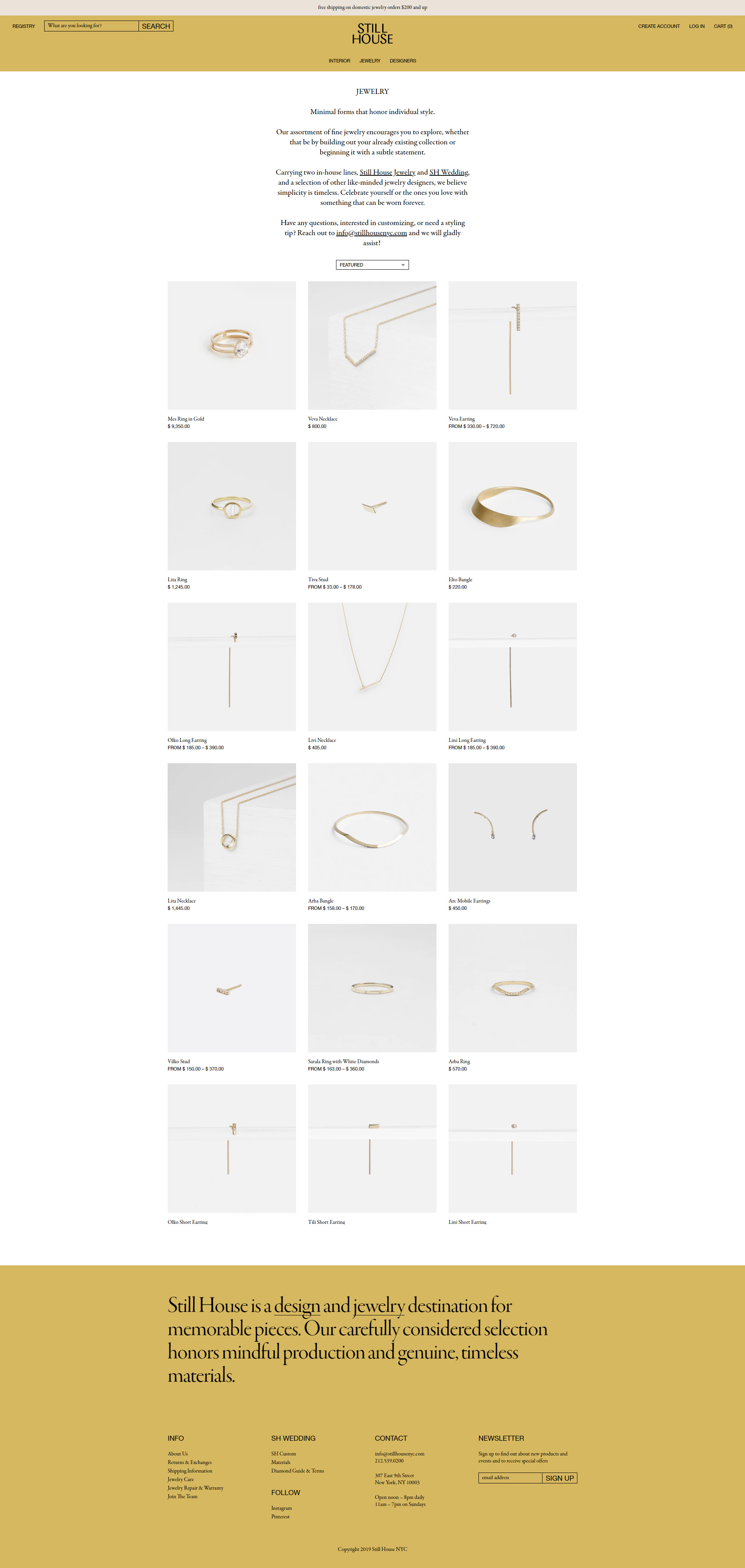 minimal jewelry and goods for the home &ndash; Still House NYC-2