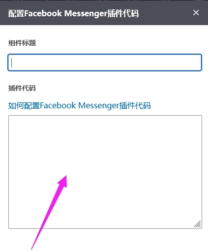 独立站插入Facebook Messenger绑定网站 -2